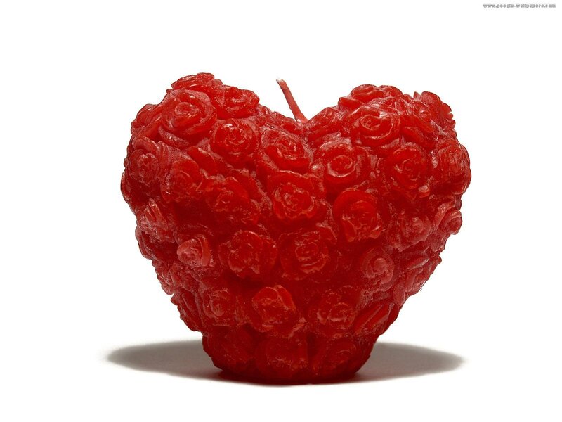Heart-shaped Candle