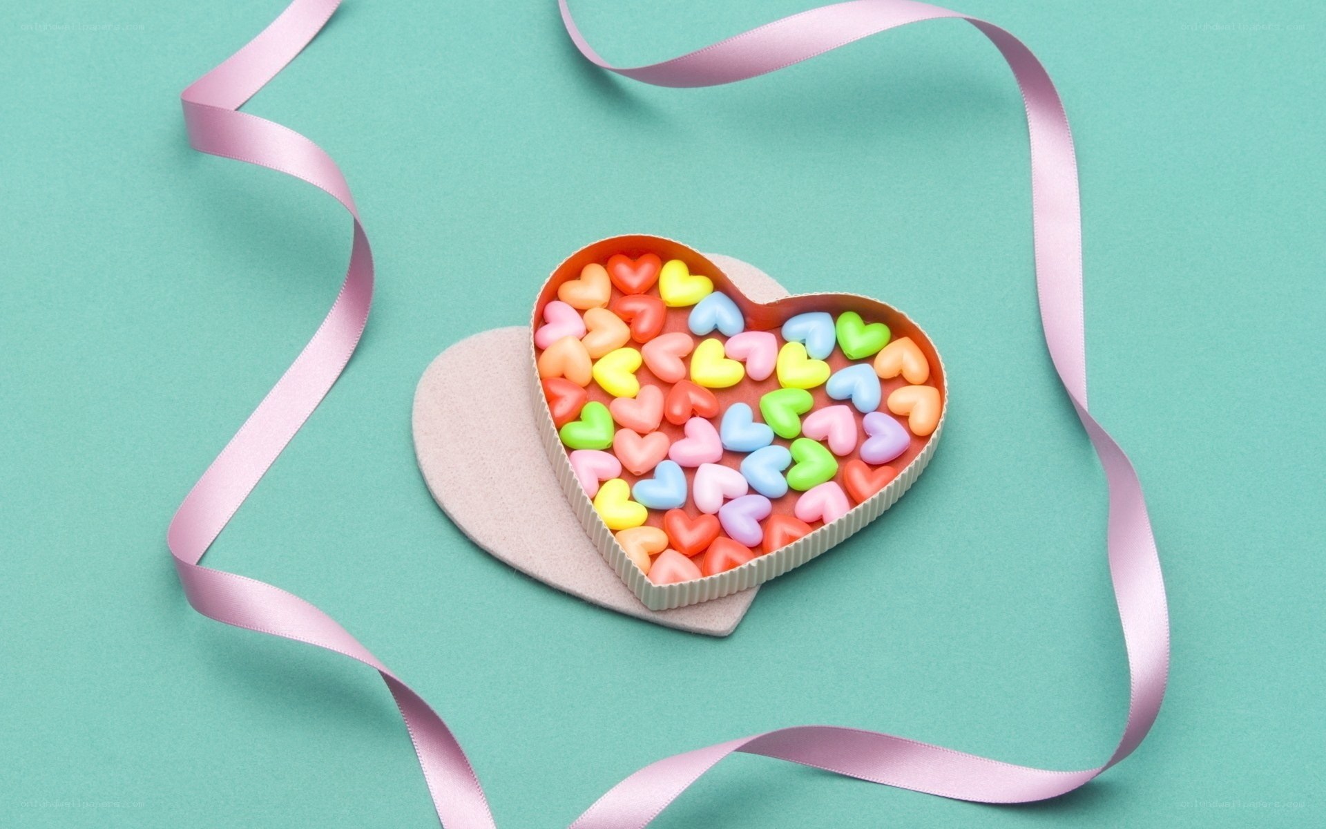 heart-shaped candy box