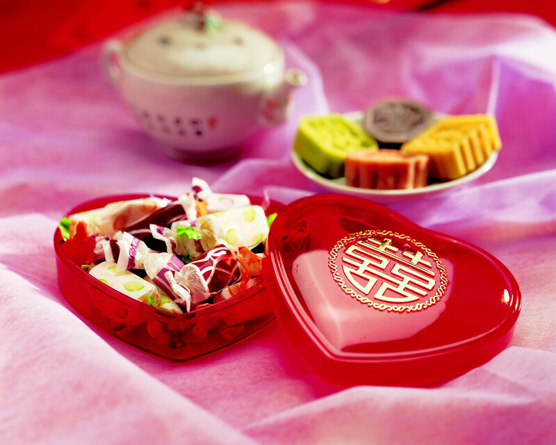 Heart-shaped Candy Box — Red, Festive, Photograph