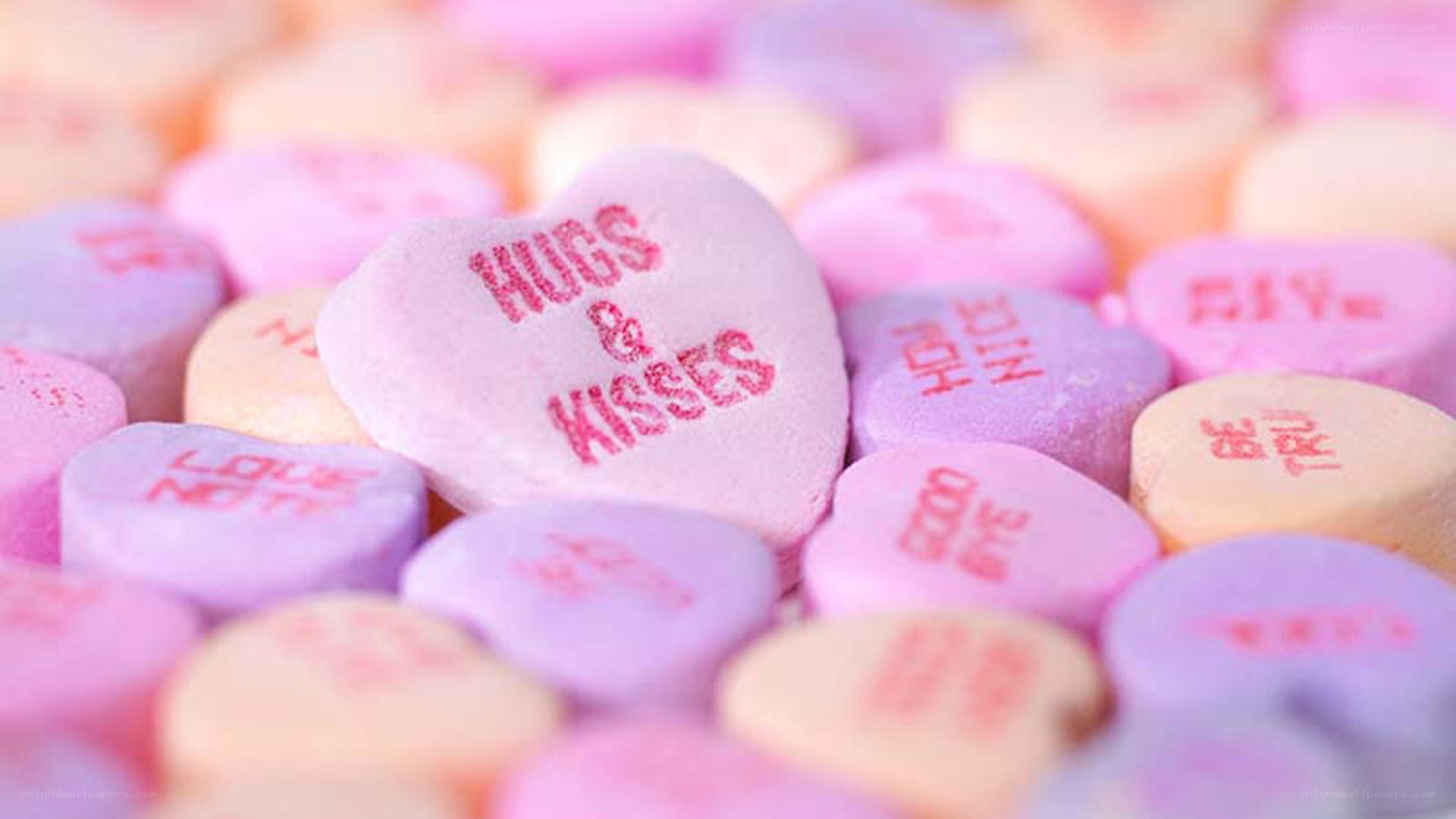 heart-shaped candy conversation hearts