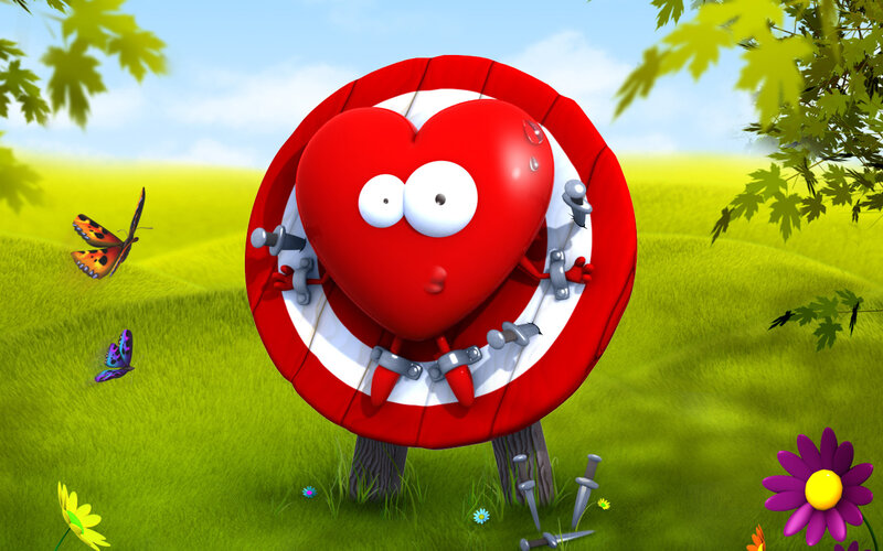 Heart-shaped Character