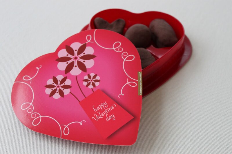 Heart-shaped Chocolate Box — Red, Festive, Photograph, Chocolates