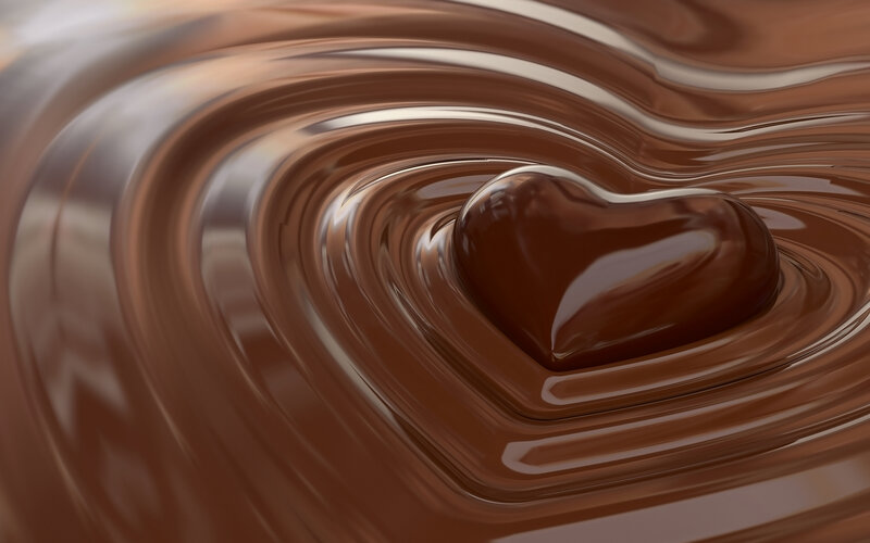 Heart-shaped Chocolate — Brown