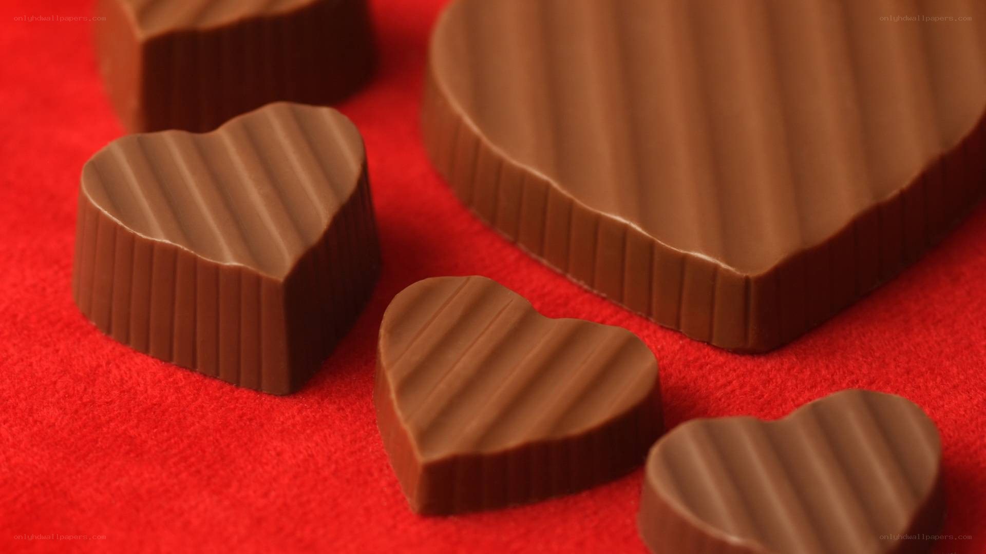 heart-shaped chocolate candies