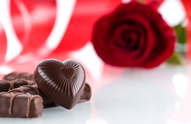 Heart-shaped Chocolate Candy