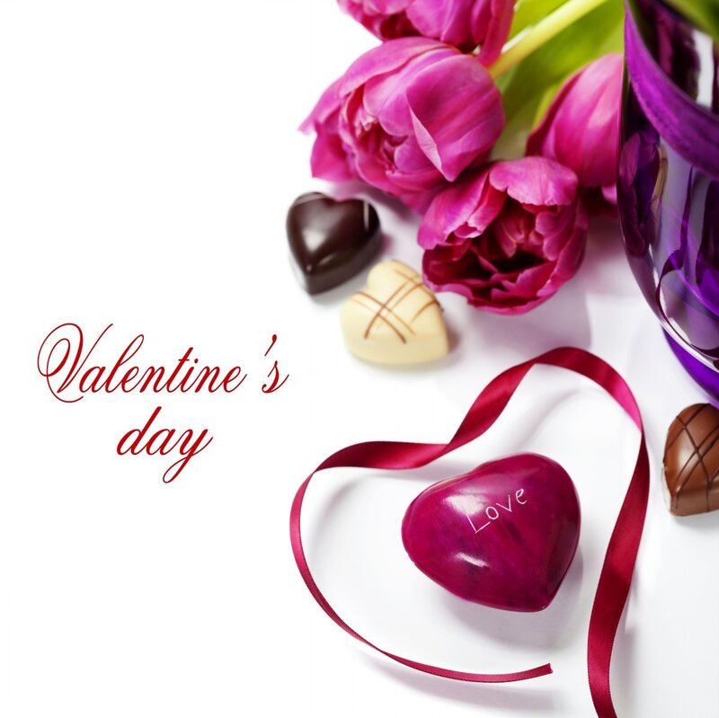 Heart-shaped Chocolates — White, Romantic