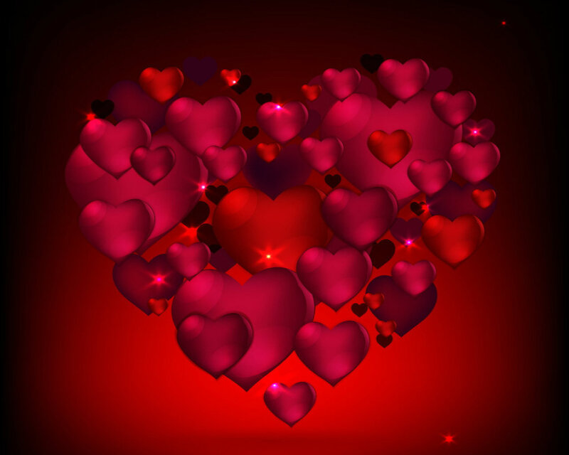 Heart-shaped Cluster