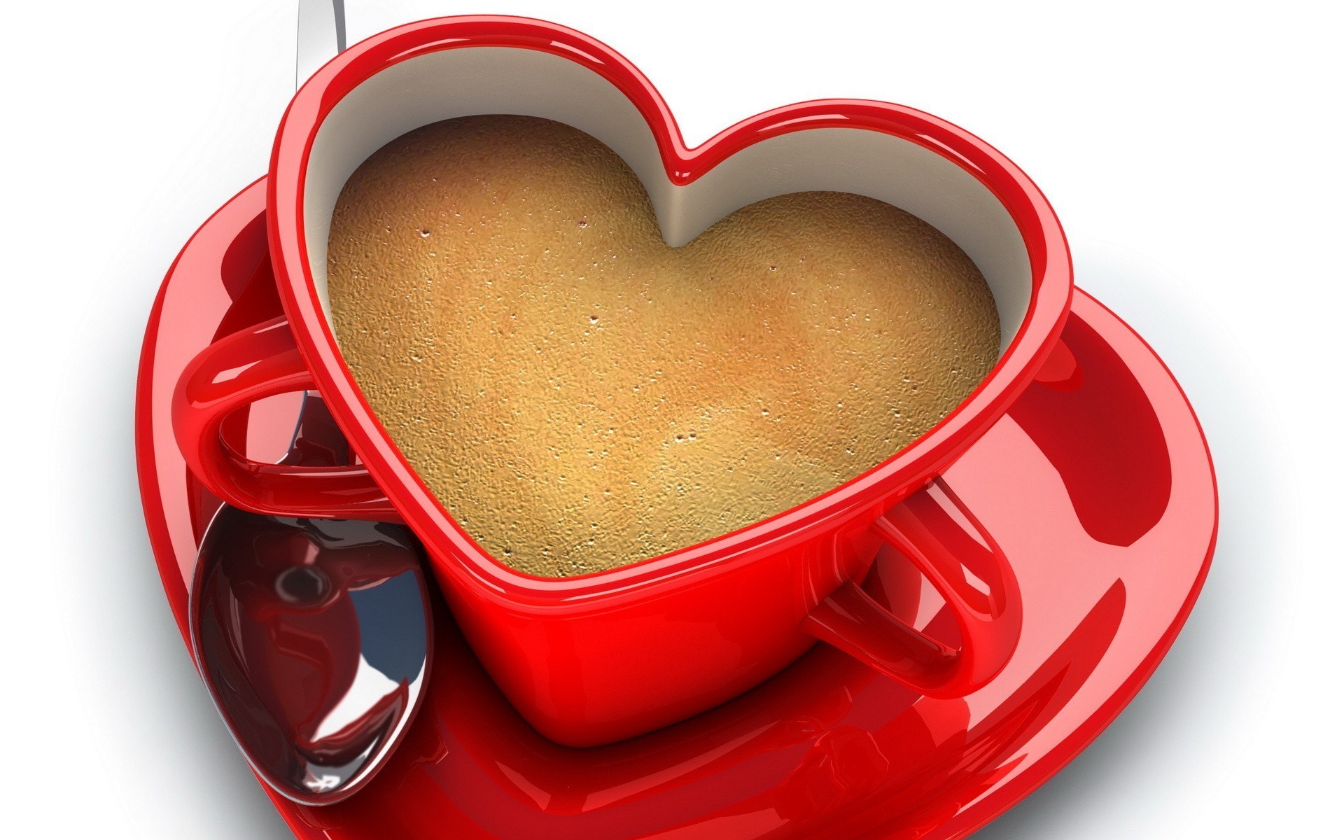 heart-shaped coffee cup