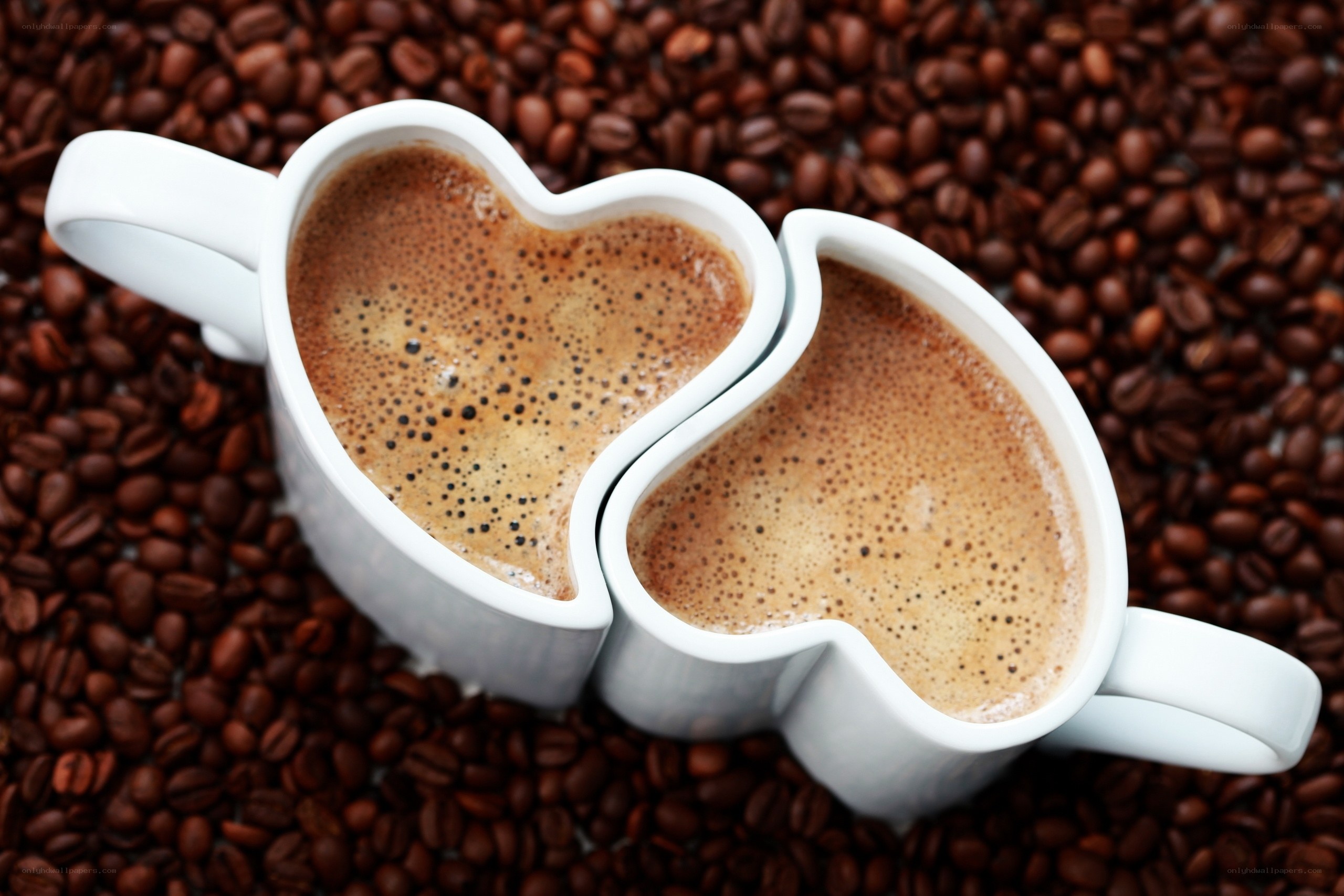 heart-shaped coffee cups