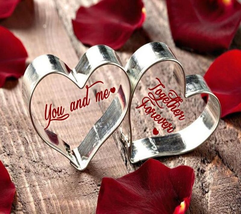 Heart-shaped Cookie Cutters — Red