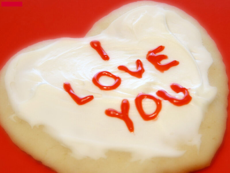 Heart-shaped Cookie — Red, Sweet