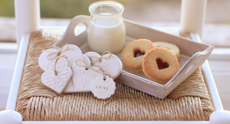 Heart-shaped Cookies and Ornaments