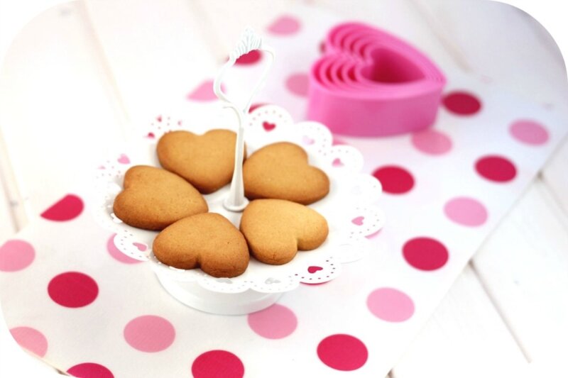 Heart-shaped Cookies — White, Sweet