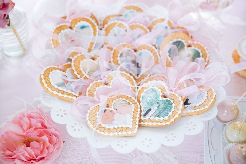 Heart-shaped Cookies with Photos