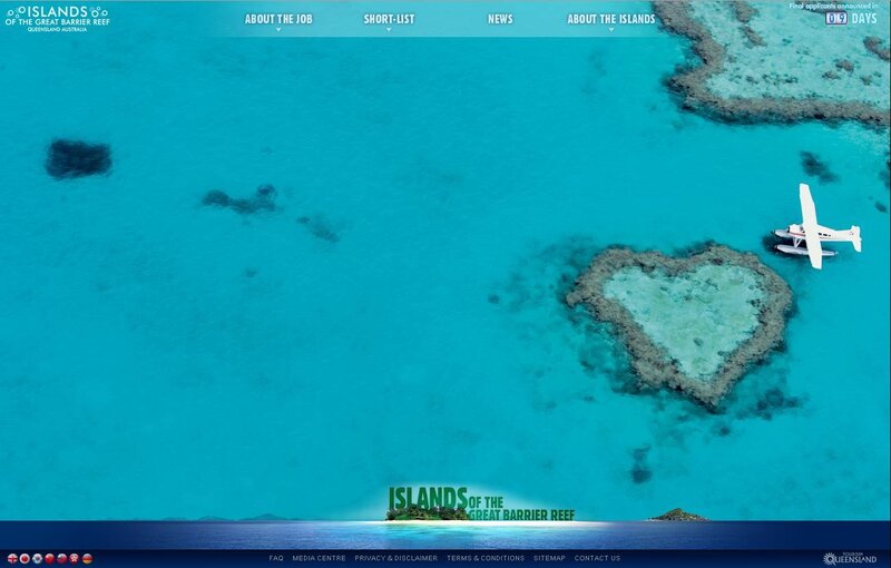 Heart-shaped Coral Reef — Blue