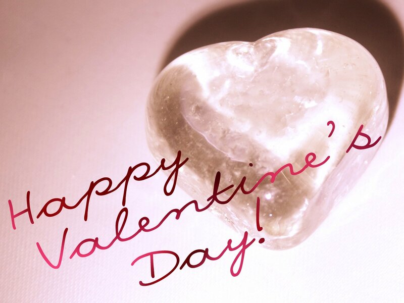 Heart-shaped Crystal — Pink
