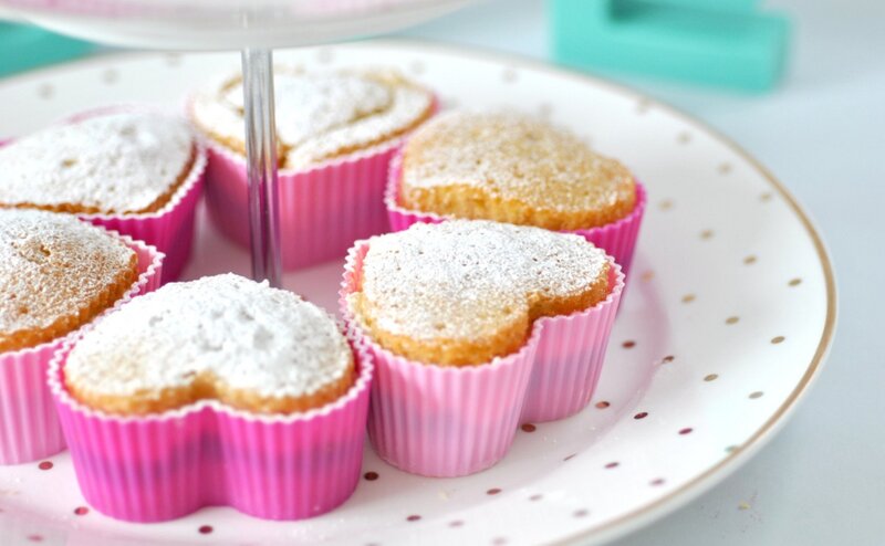 Heart-shaped Cupcakes
