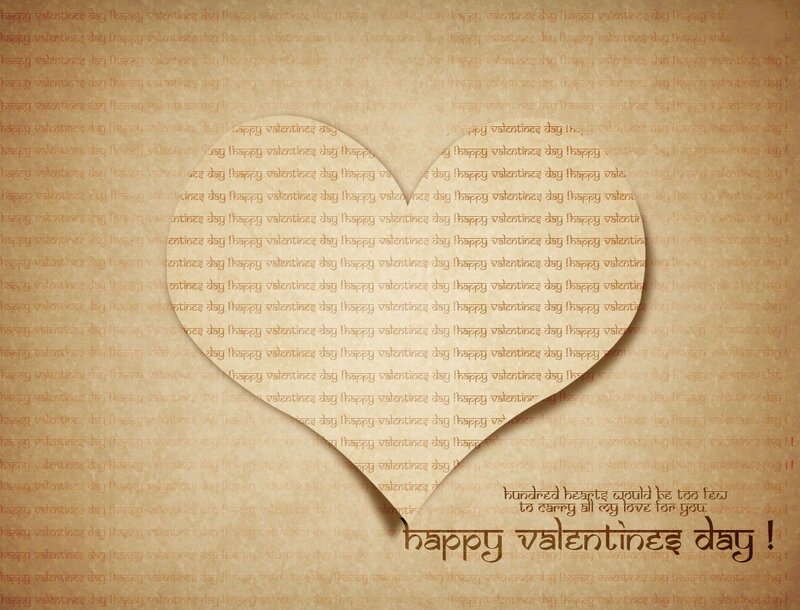 Heart-shaped Cutout — Brown