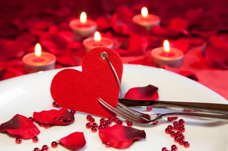 Heart-shaped Decoration on Plate