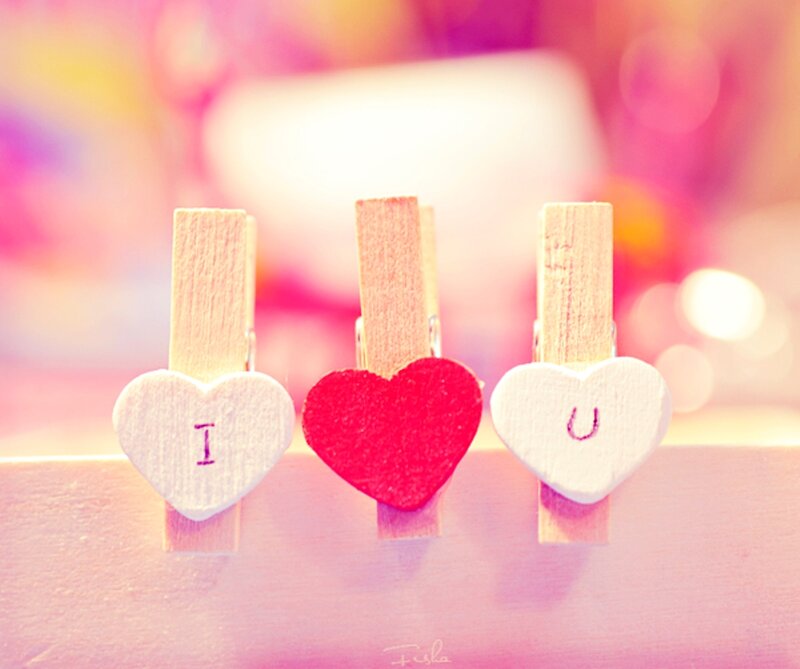 Heart-shaped Decorations — Pink, Romantic