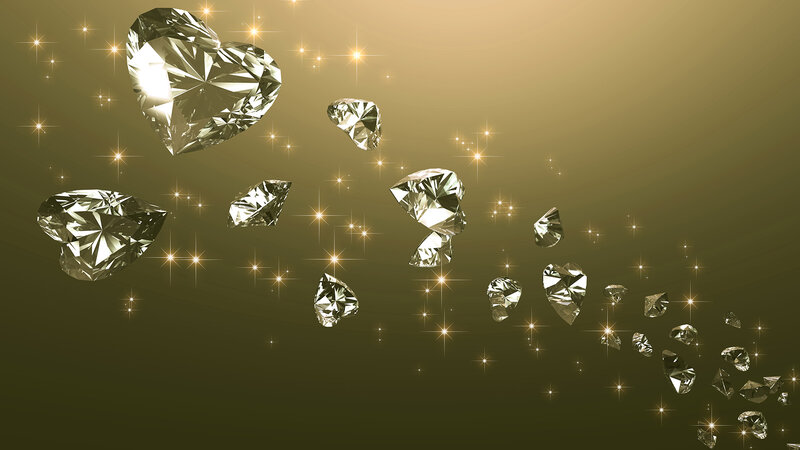 Heart-shaped Diamonds