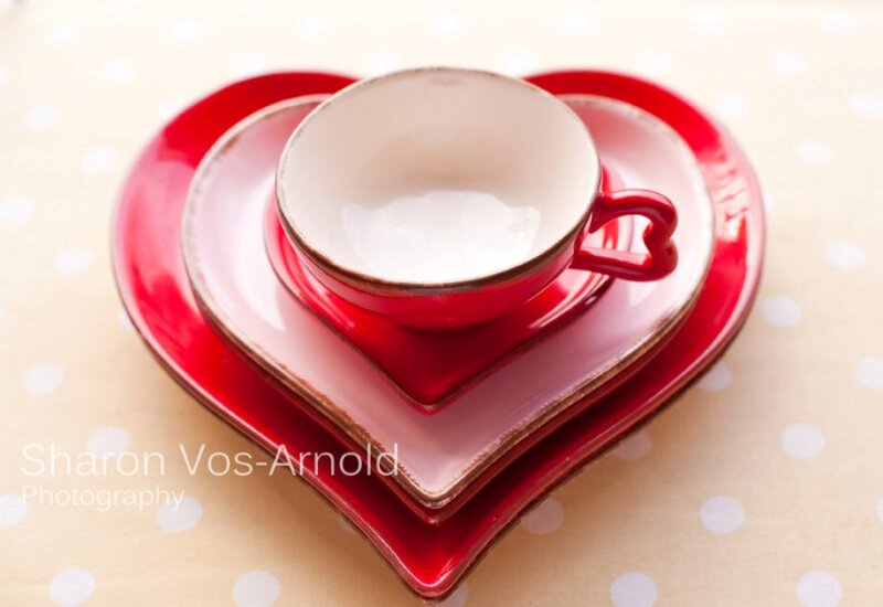 Heart-shaped Dish Set