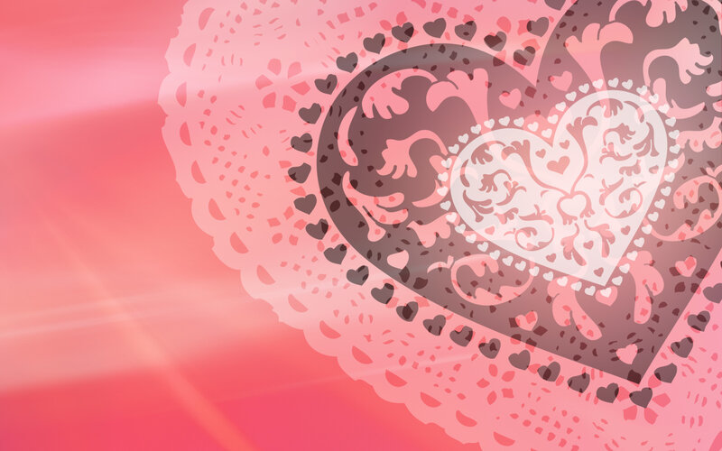 Heart-shaped Doily