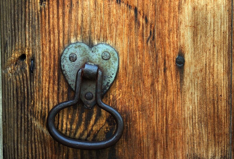 Heart-shaped Door Knocker