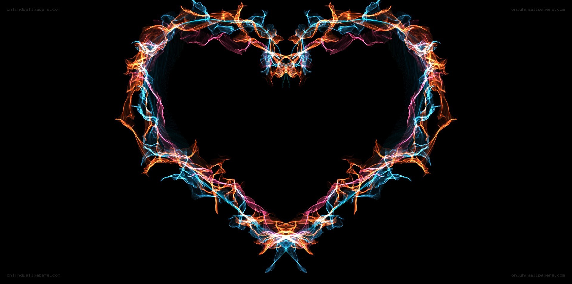heart shaped energy waves