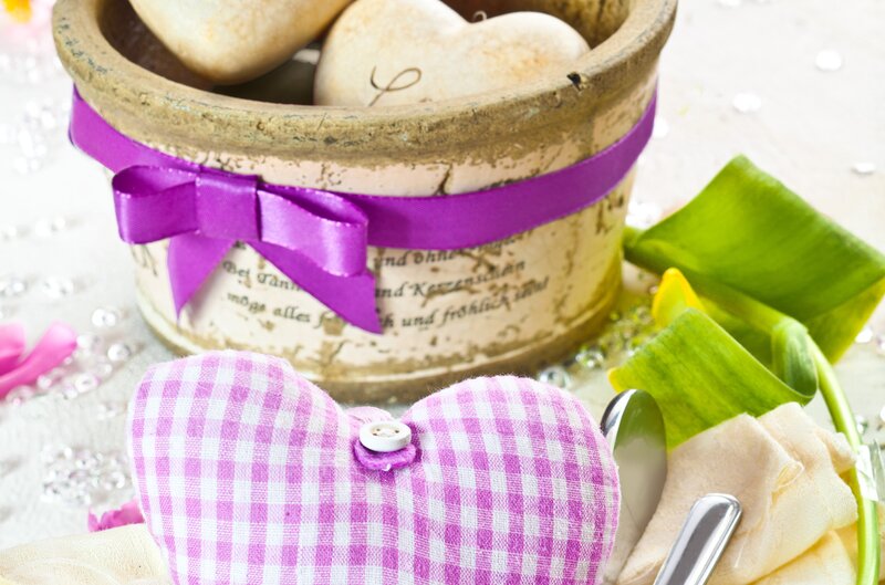 Heart-shaped Fabric Pillow