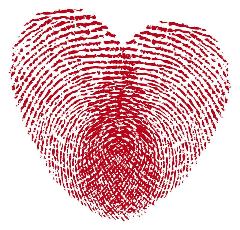 Heart-shaped Fingerprint
