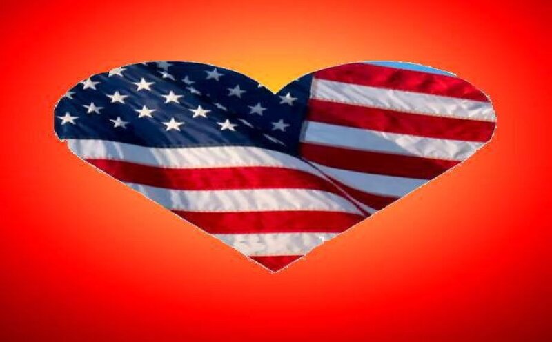 Heart-shaped Flag