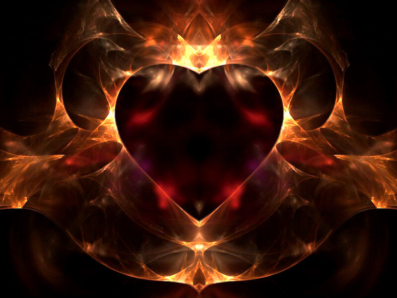 Heart-shaped Flame