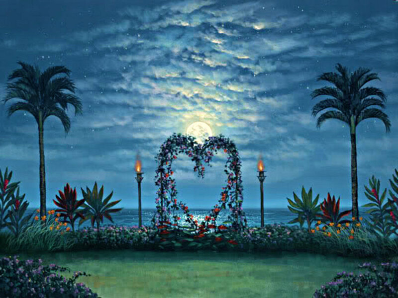 Heart-shaped Floral Arch