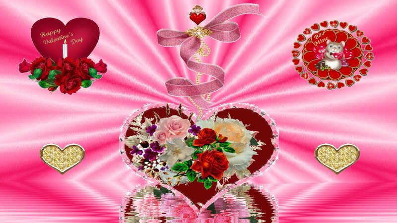 Heart-shaped Floral Arrangement — Pink, Romantic