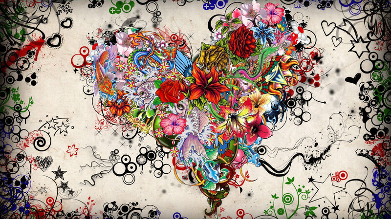 Heart-shaped Floral Arrangement
