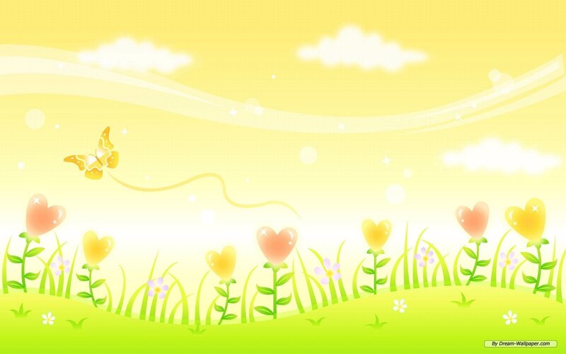 Heart-shaped Flowers in Field