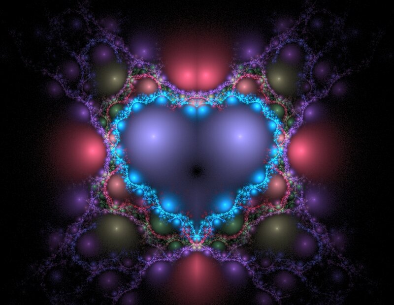Heart-shaped Fractal Pattern