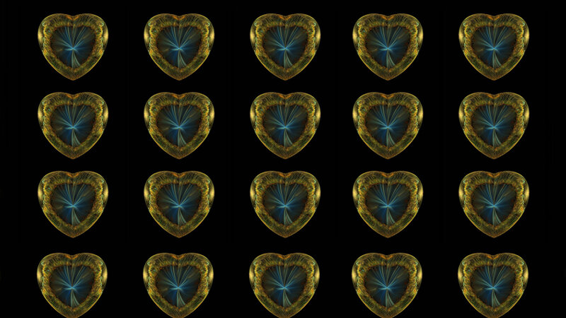 Heart-shaped Fractal Patterns