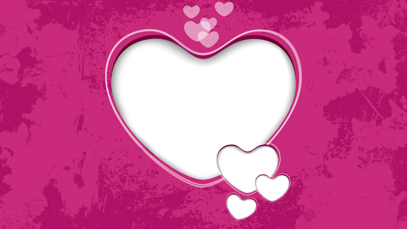 Heart-shaped Frame — Pink