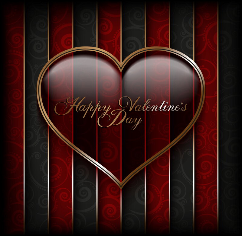 Heart-shaped Frame — Red