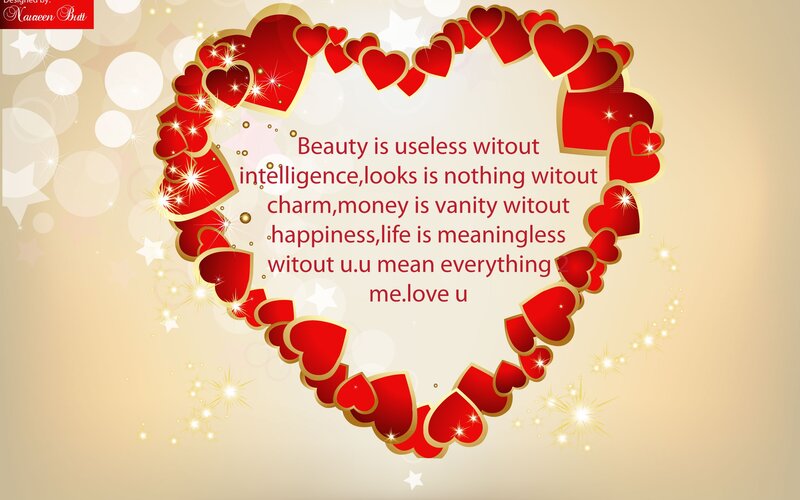 Heart-shaped Frame with Text