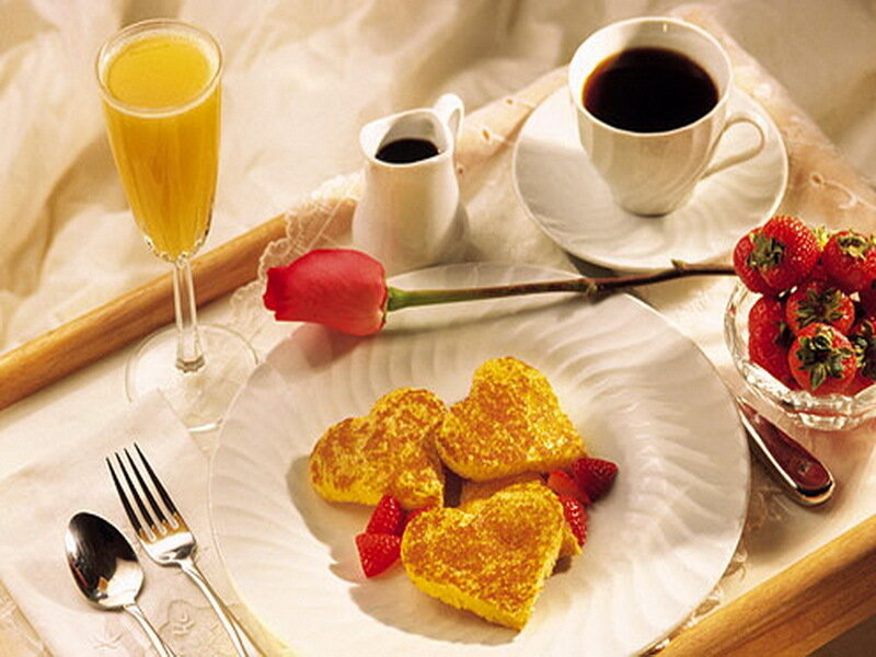 Heart-shaped French Toast