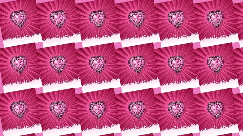 Heart-shaped Gem Pattern