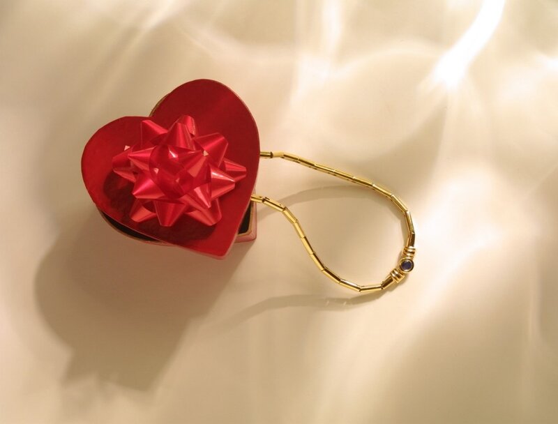 Heart-shaped Gift Box — Red, Romantic, Photograph, Red Bow