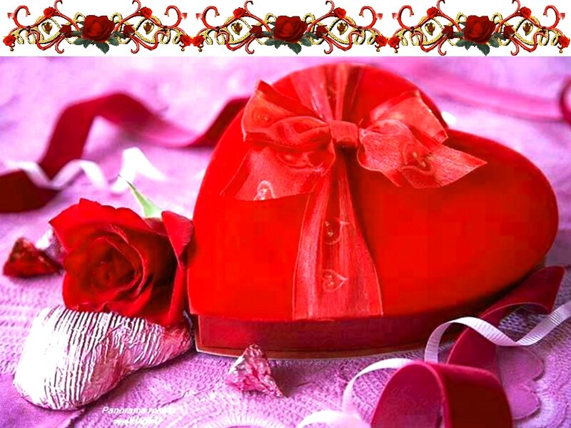 Heart-shaped Gift Box — Red, Romantic, Photograph, Rose