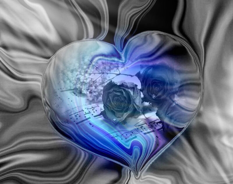 Heart-shaped Glass Object