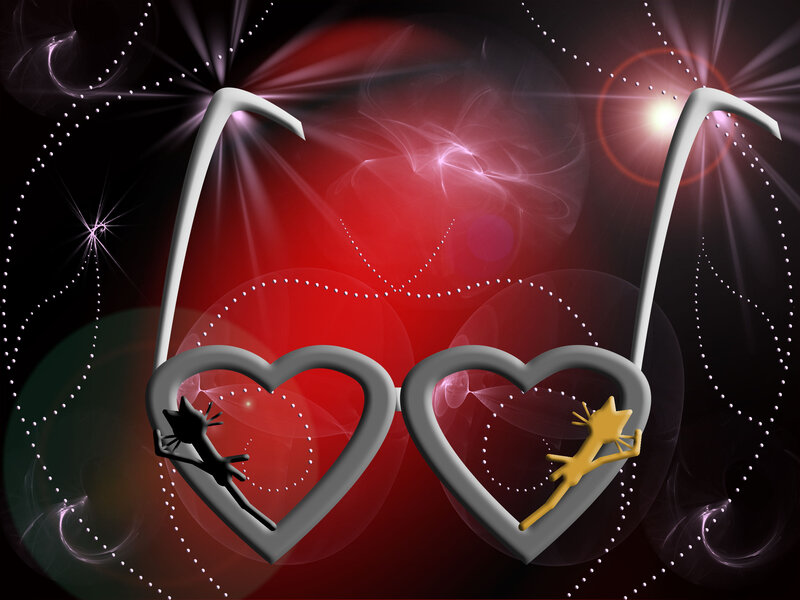 Heart-shaped Glasses