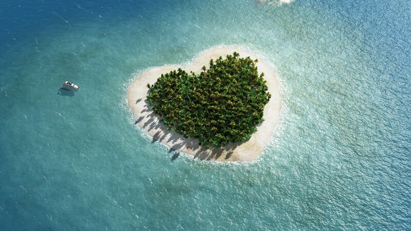 Heart-shaped Island — Serene