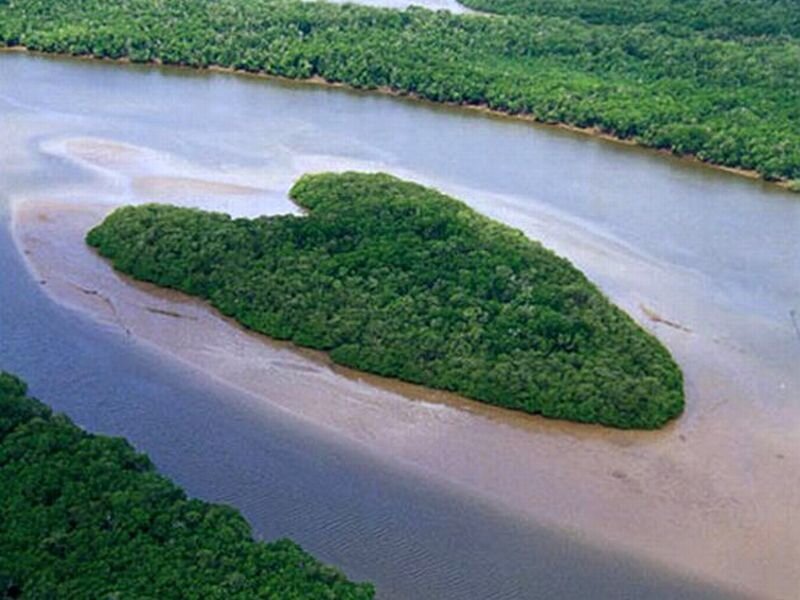 Heart-shaped Island